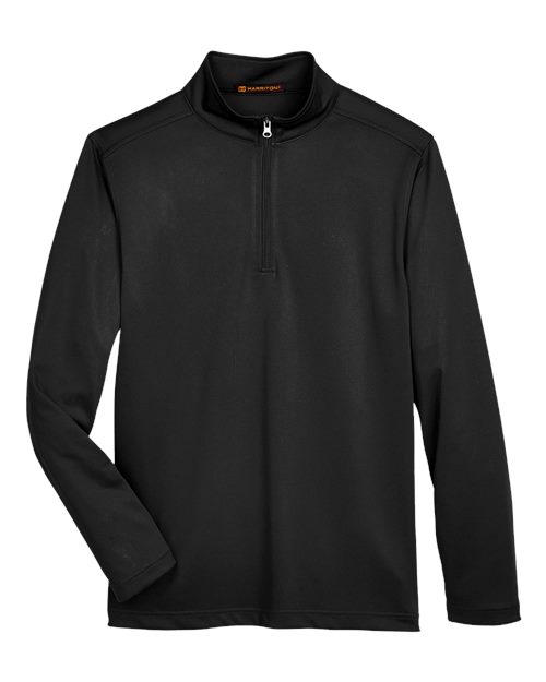 Harriton M748 Quarter-Zip – Front