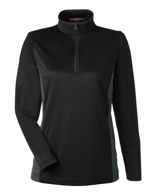 Harriton M786W Quarter-Zip – Front