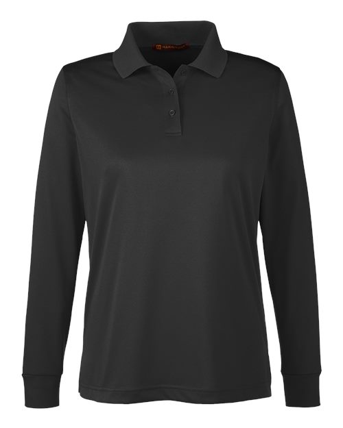 Harriton M348LW Polo – Front
