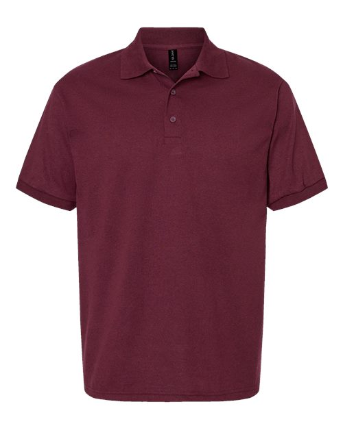 Gildan 8800 Polo – Maroon – Front