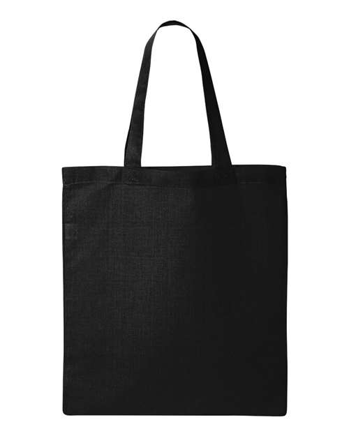 Q-Tees QTB Tote Bag – Black – Front