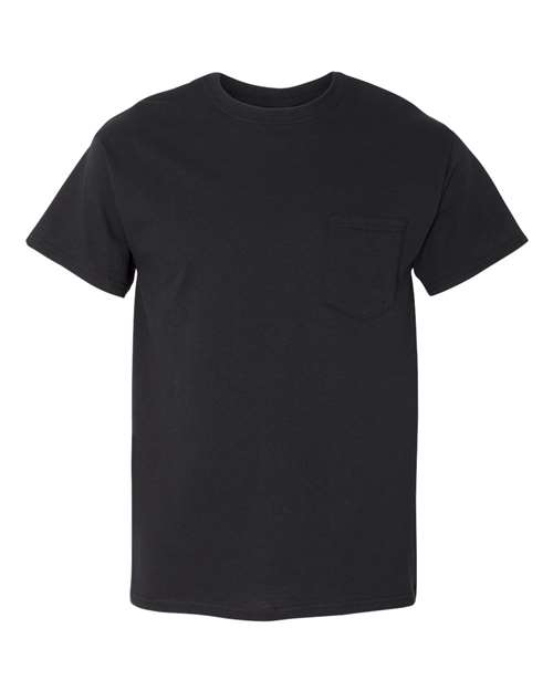 Gildan 5300 T-Shirt – Black – Front
